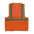 Wholesale EN ISO 20471 safety road workplace traffic man's reflective vest with pockets